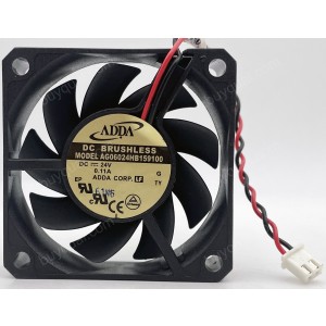 ADDA AG06024HB159100 24V 0.11A 2wires Cooling Fan