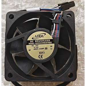 ADDA AG06024MB207B00 24V 0.14A 4wires Cooling Fan 