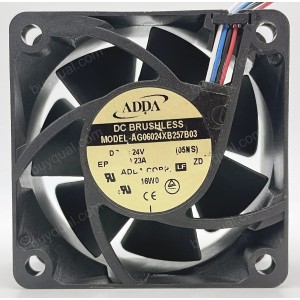 ADDA AG06024XB257B03 24V 0.23A 4wires Cooling Fan