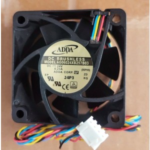 ADDA AG06024XB257B03 24V 0.23A 4wires Cooling Fan