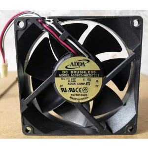 ADDA AG08024HB257301 24V 0.14A 3wires Cooling Fan