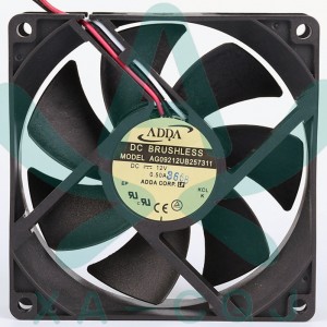 ADDA AG0912UB257311 12V 0.50A 3wires Cooling Fan