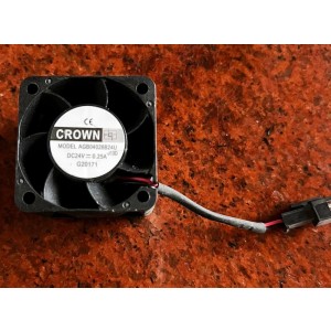 CROWN AGB04028B24U 24V 0.25A 2wires Cooling Fan