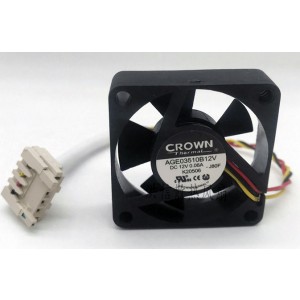 CROWN AGE03510B12V 12V 0.06A 3wires Cooling Fan