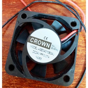 CROWN AGE04010B24U 24V 0.07A 2wires Cooling Fan