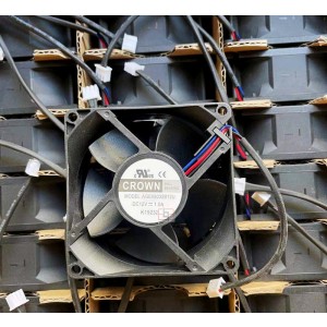 CROWN AGE08032B12U 12V 1.0A 3wires Cooling Fan