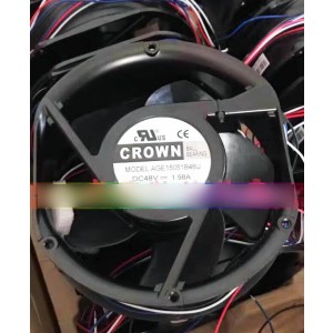 CROWN AGE15051B48U 48V 1.98A 3wires Cooling Fan