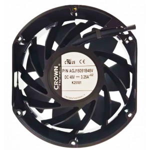 CROWN AGJ15051B48V 48V 3.25A 4wires Cooling Fan 