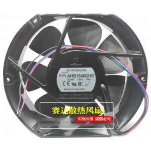 Delta AHB1548GHG -F06 48V 1.82A 3wires Cooling Fan 