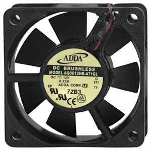 ADDA AQ0612HB-A71GL 12V 0.23A 2wires Cooling Fan - Waterproof