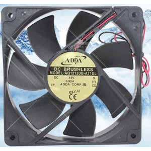 ADDA AQ1212UB-A71GL 12V 0.50A 2wires Cooling Fan 