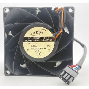 ADDA AS08012HB385BB2 12V 8A  8wires Cooling Fan