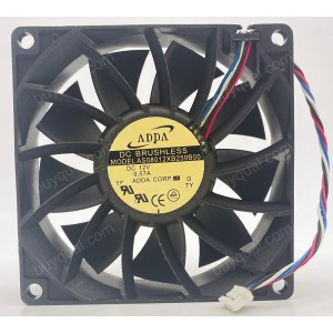 ADDA AS08012XB259B00 12V 0.57A 4wires cooling fan - Original New