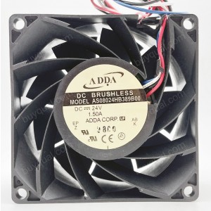 ADDA AS08024HB389B00 24V 1.50A 4wires Cooling Fan