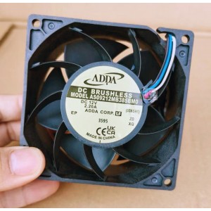 ADDA AS09212MB385BM0 AS09212MB385BMO 12V 2.20A 4wires Cooling Fan - IP68