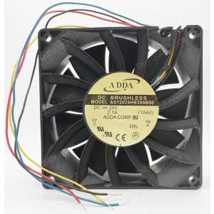 ADDA AS12024HB389B00 24V 2.10A 4 wires Cooling Fan