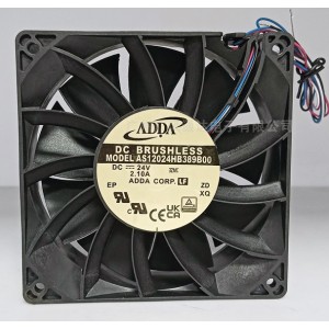 ADDA AS12024HB389B00 24V 2.10A 4 wires Cooling Fan