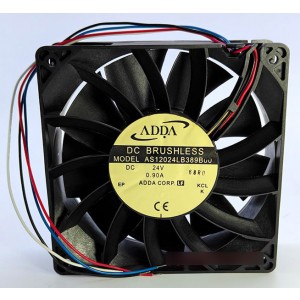 ADDA AS12024LB389B00 24V 0.90A 4wires Cooling Fan - Original New
