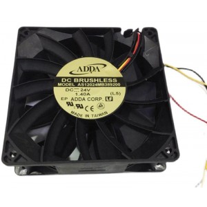 ADDA AS12024MB389200 24V 1.4A  2wires Cooling Fan