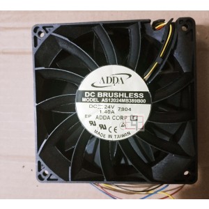 ADDA AS12024MB389B00 24V 1.4A 4wires Cooling Fan 