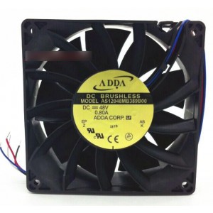 ADDA AS12048MB389B00 48V 0.80A 4 wires Cooling Fan