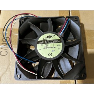ADDA AS14012XB387BY0 12V 5.0A 4wires Cooling Fan 