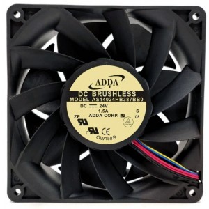 ADDA AS14024HB387BB0 24V 1.50A 4wires Cooling Fan