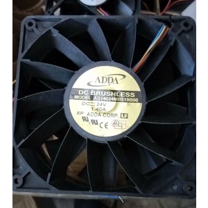 ADDA AS14024MB519B00 24V 1.35A 4wires Cooling Fan