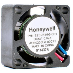 Honeywell ASB0205LA-00CFJ 5V 0.02A 3wires Cooling Fan