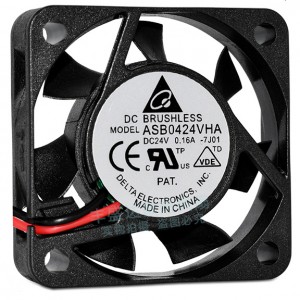 DELTA ASB0424VHA 24V 0.16A 2wires Cooling Fan