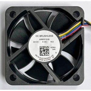 Delta ASB0512HB 12V 0.12A 4wires Cooling Fan