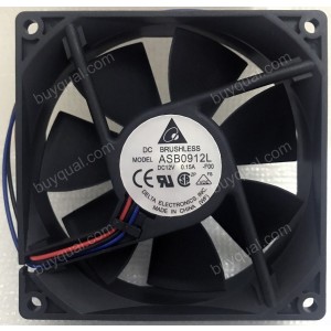 DELTA ASB0912L ASB0912L-F00 12V 0.15A 3wires Cooling Fan