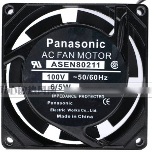 Panasonic ASEN80211 100V 6/5W 2wires Cooling Fan 