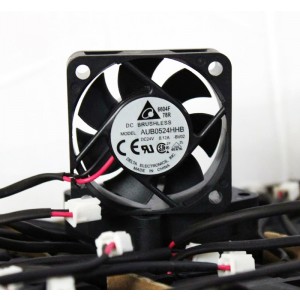 Delta AUB0524HHB 24V 0.12A 2wires Cooling Fan 