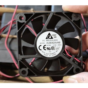 Delta AUB0624VHB 24V 0.15A 2wires 3wires Cooling Fan