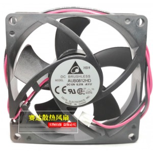 DELTA AUB0812HD 12V 0.27A 2wires Cooling Fan