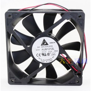DELTA AUB1212L 12V 0.21A 2wires Cooling Fan