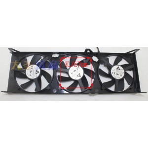 DELTA AUC0912VB-00 12V 0.5A 4wires Cooling Fan