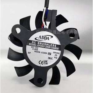 ADDA AY06012HB10AB00 12V 0.26A 4wires Cooling Fan