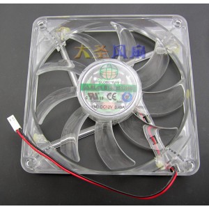 GLOBE FAN B1402512HB 12V 0.45A 2wires Cooling Fan