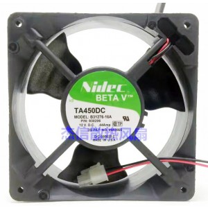 NIDEC B31276-16A 12V 0.49A 2wires Cooling Fan