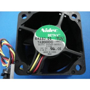 NIDEC B34546-58DEL1 12V 0.06A 3wires Cooling Fan