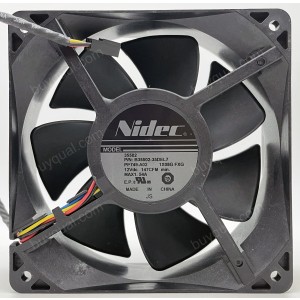NIDEC B35502-35DEL7 PP749-A02 12V 1.54A 4wires Cooling Fan