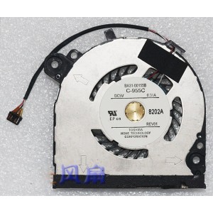 TOSHIBA C-955C 5V 0.31A 3wires Cooling Fan 