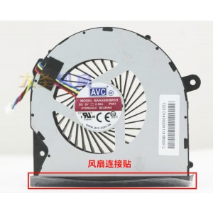AVC BAAA0809R5H 5V 0.50A 4wires Cooling Fan