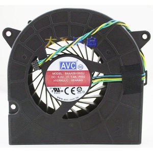 AVC BAAA0915R5U 5V 1.4A 4wires Cooling Fan