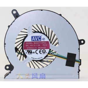 AVC BAAA1115R2U 12V 1.0A 4wires Cooling Fan