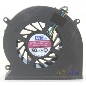 AVC BASB1125R2H 12V 0.4A 4wires Cooling Fan