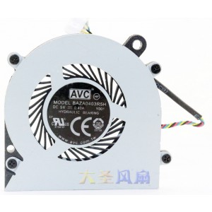 AVC BAZA0403R5H 5V 0.40A 4wires Cooling Fan
