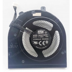 AVC BAZA0706R5H 5V 0.50A 5wires Cooling Fan